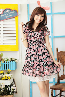 Dress Online Shopping Malaysia on Sweet Mini Dress   Black   Blogshop Malaysia Online Shopping Directory