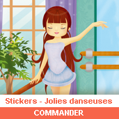 Stickers : jolies danseuses