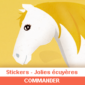 Stickers : jolies écuyères