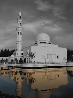 The Floating Masjid Of Terengganu Malaysia