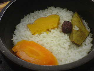 Hansang, rice