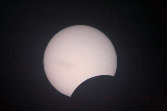 Solar Eclipse Aug 1 2008, 10.14am