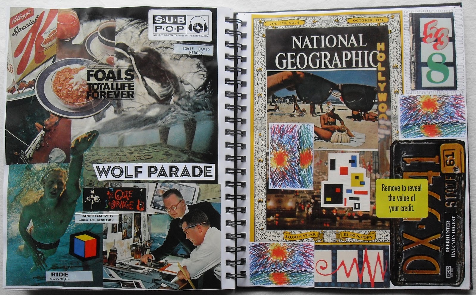 ART SKOOL DAMAGE Christian Montone Sketchbook Collages Between Drawings