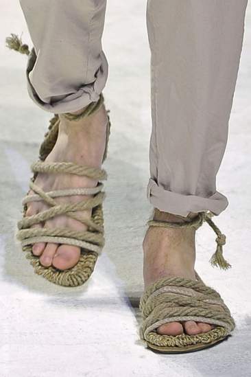 Mens Montego Rope Sandals 111