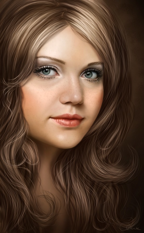Female Figure Painting Oil Amazingly Beautiful Digital Painting ...