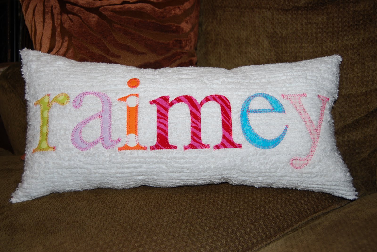 the chocolate zebra Girly Pillows