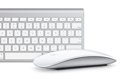 Apple-iMac wireless keyboard and mouse with Multi-Touch technology