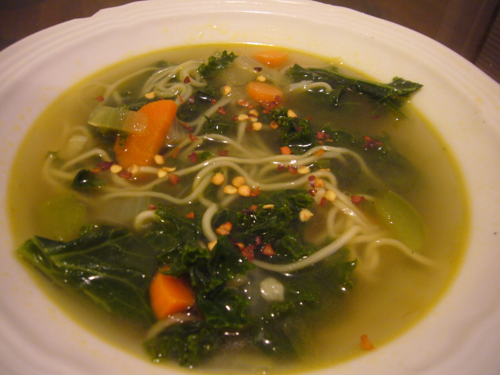 Koko's Kitchen Veggie Soup with Chinese Noodles