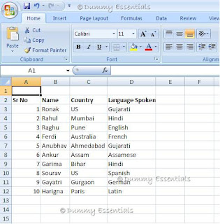 Dummy Essentials: Protect Worksheet In MS Excel 2007