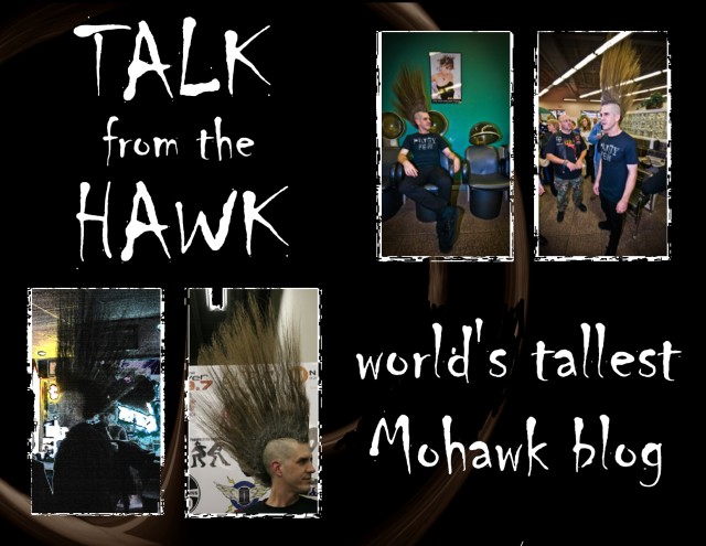 Talk from the Hawk: The World's Tallest Mohawk Blog