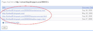 Google Webmaster Tools showing which sites link to wrong URLs