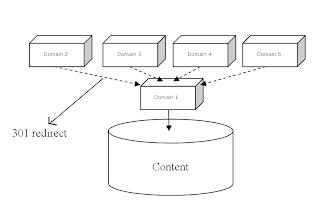 domain pointing with 301 redirect