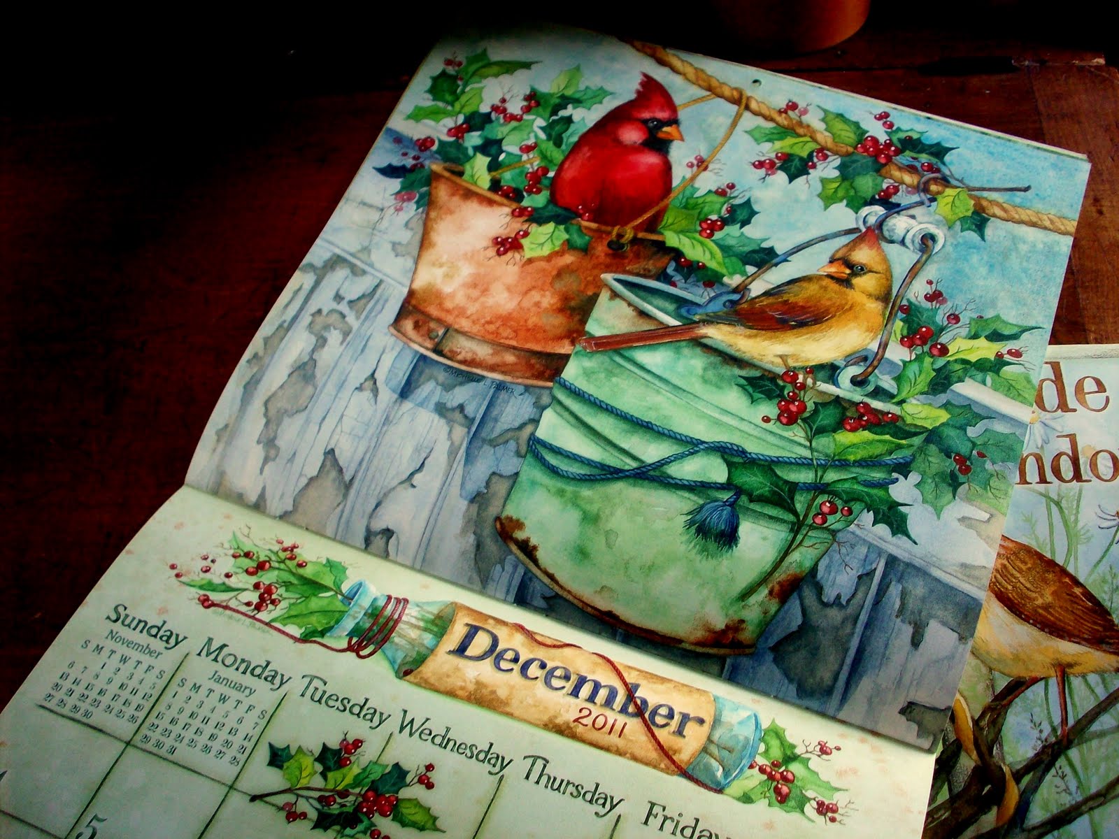 Michelle Palmer My First Calendar! Artist Samples Arrived...