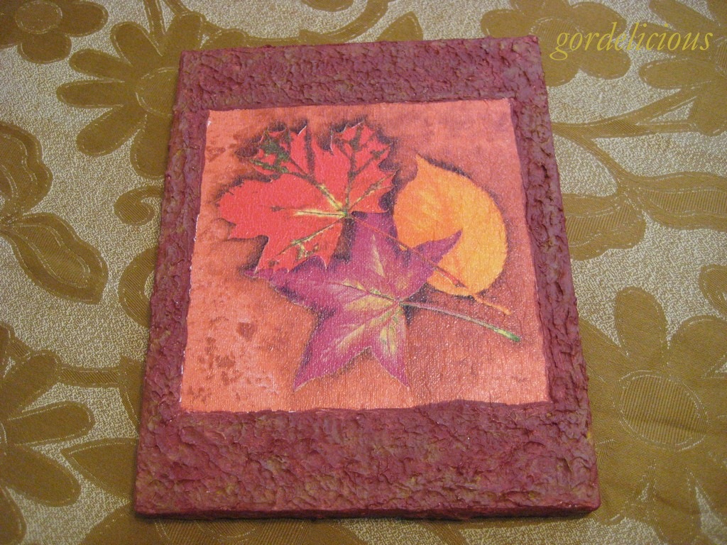 gordelicious creative crafts My first decoupage canvas (TUTORIAL)