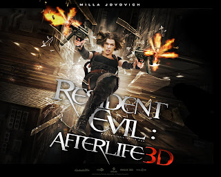 Resident Evil Afterlife 3D Movie Poster Wallpaper