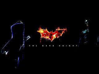 Joker and Batman Flaming Bat Logo HD Wallpaper