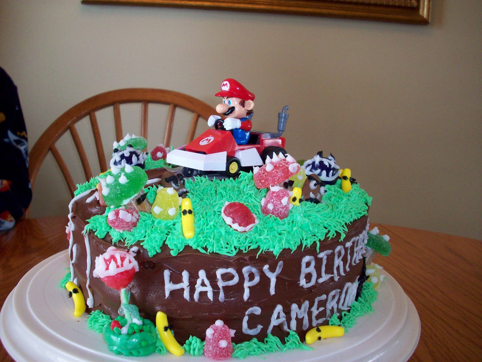 Pattis Creative Creations Super Mario Birthday Cake