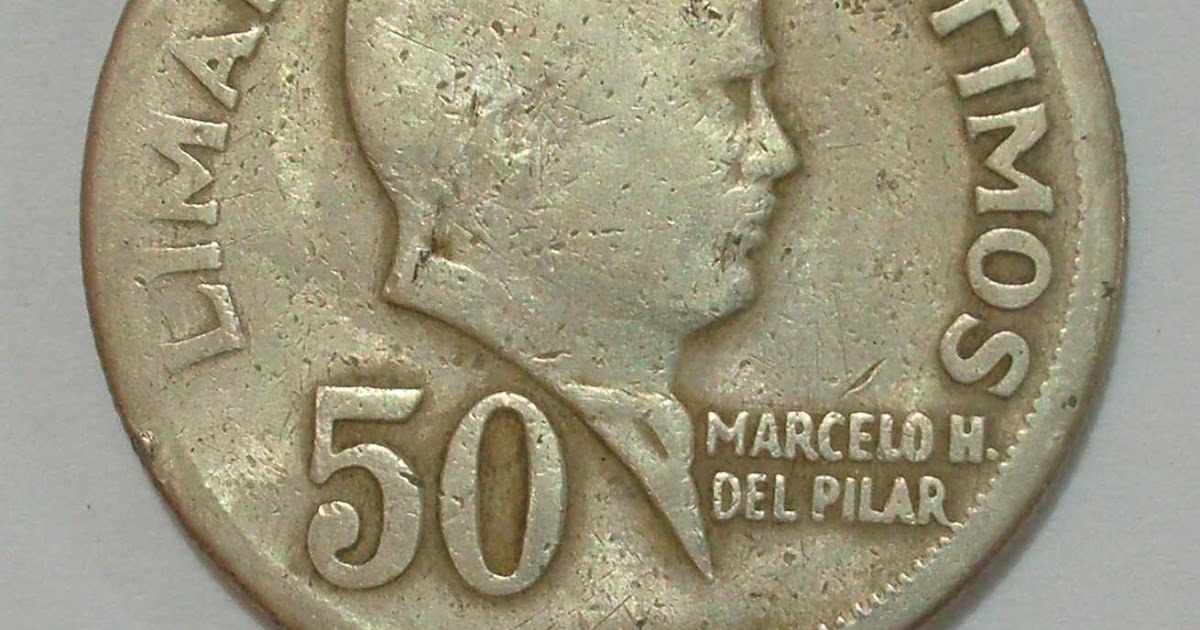 Philippine Money Peso Coins And Banknotes 50 Centavo Coin Pilipino 