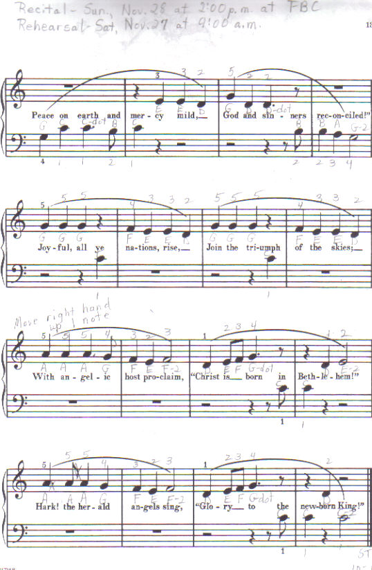 Quadruple C Curiosity First Piano Recital