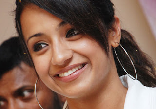 Tamil Actress Trisha Krishnan Smiling Pictures