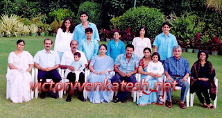 Victory Venkatesh Family Photo