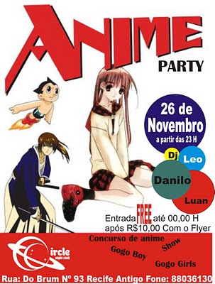 Atenção: Evento Fica a sombra da Anime Party copiando seu nome