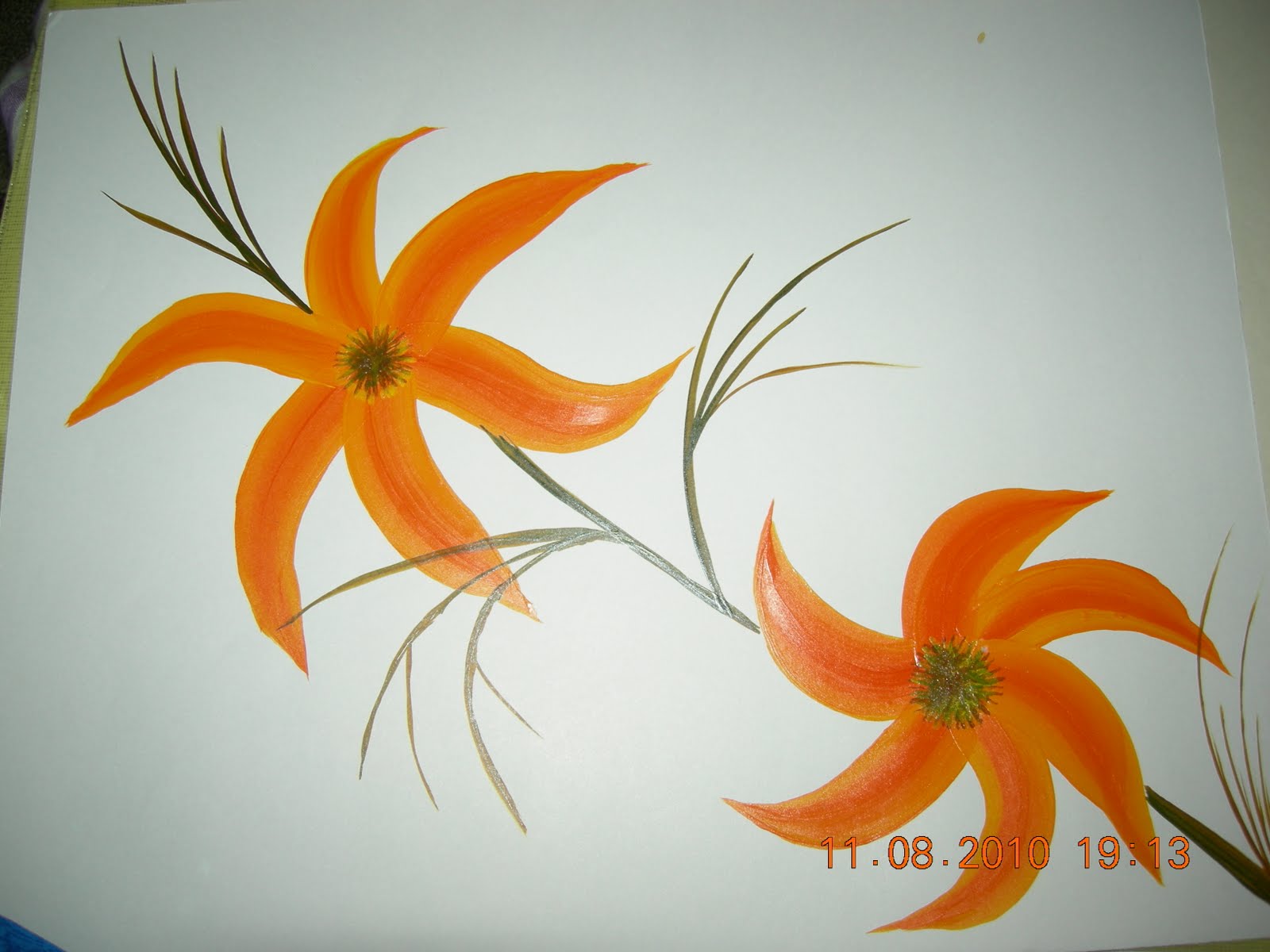 Thurigai One stroke sketches