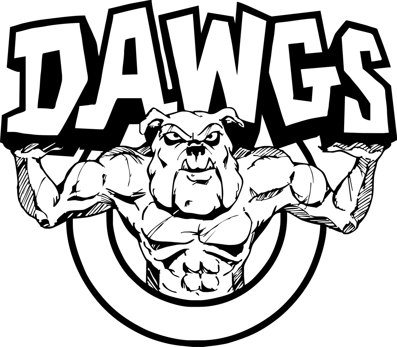 hd bulldog clipart - photo #1