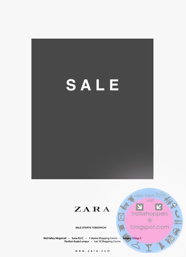 ZARA Sale: from 30 December 2010 onwards - Trailsshoppers Shopping ...