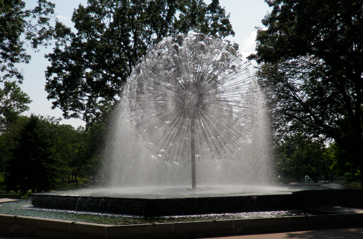 Dandelion Fountain, Berger Fountain in Loring Park