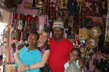 At the Market with our Driver- Musfin!