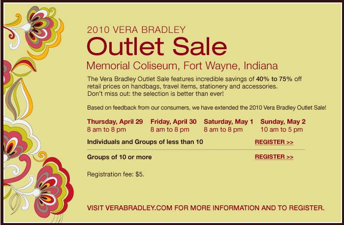 Vera Bradley Outlet Sale