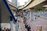 LRT Putra Central Market Permulaan Landasan Atas Bumi Ke Bawah Bumi