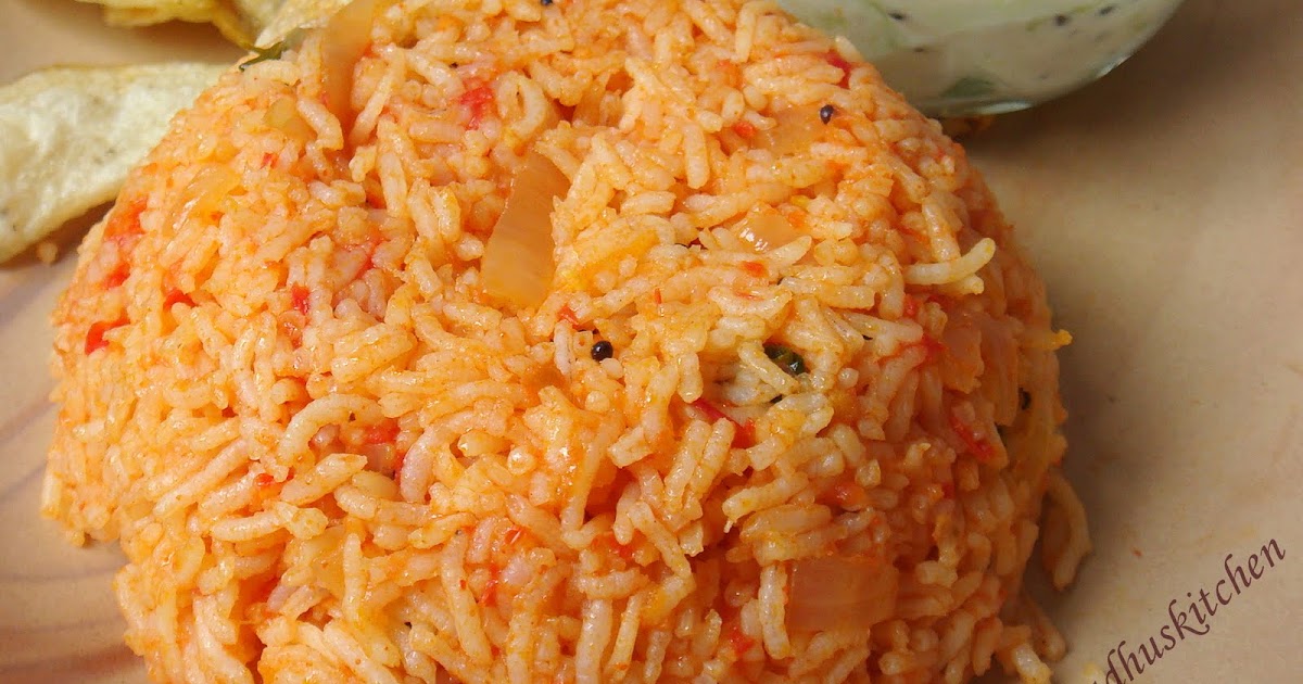 Padhuskitchen Tomato Rice