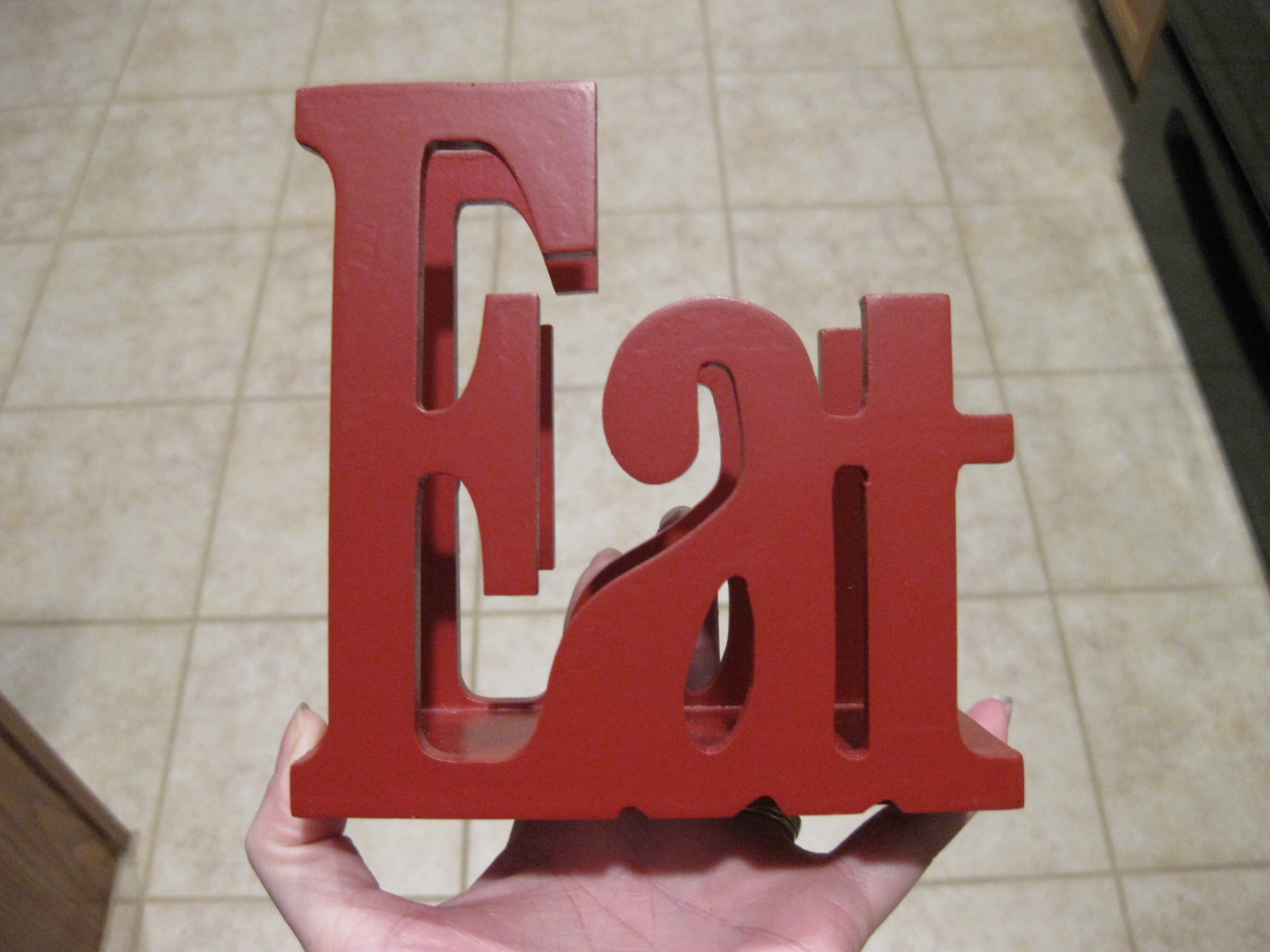 Life Crafts & Whatever: Talk, Eat and Laugh. My kitchen letters