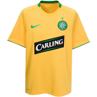 yellow celtic away top
