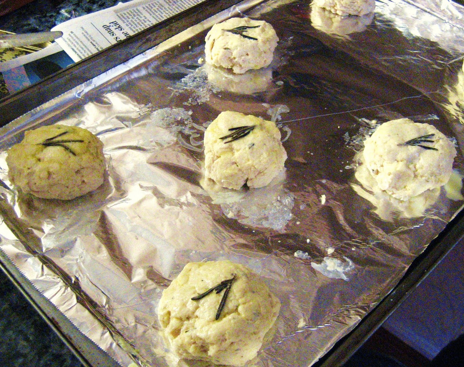 The Foodie Next Door Buttermilk Biscuits with Rosemary and Thyme