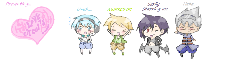 Chibis of the main characters