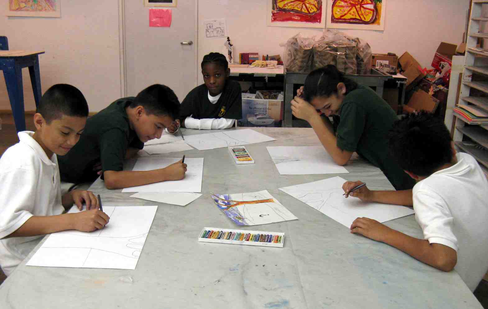 discovery through art Piney Point Elementary May 2010