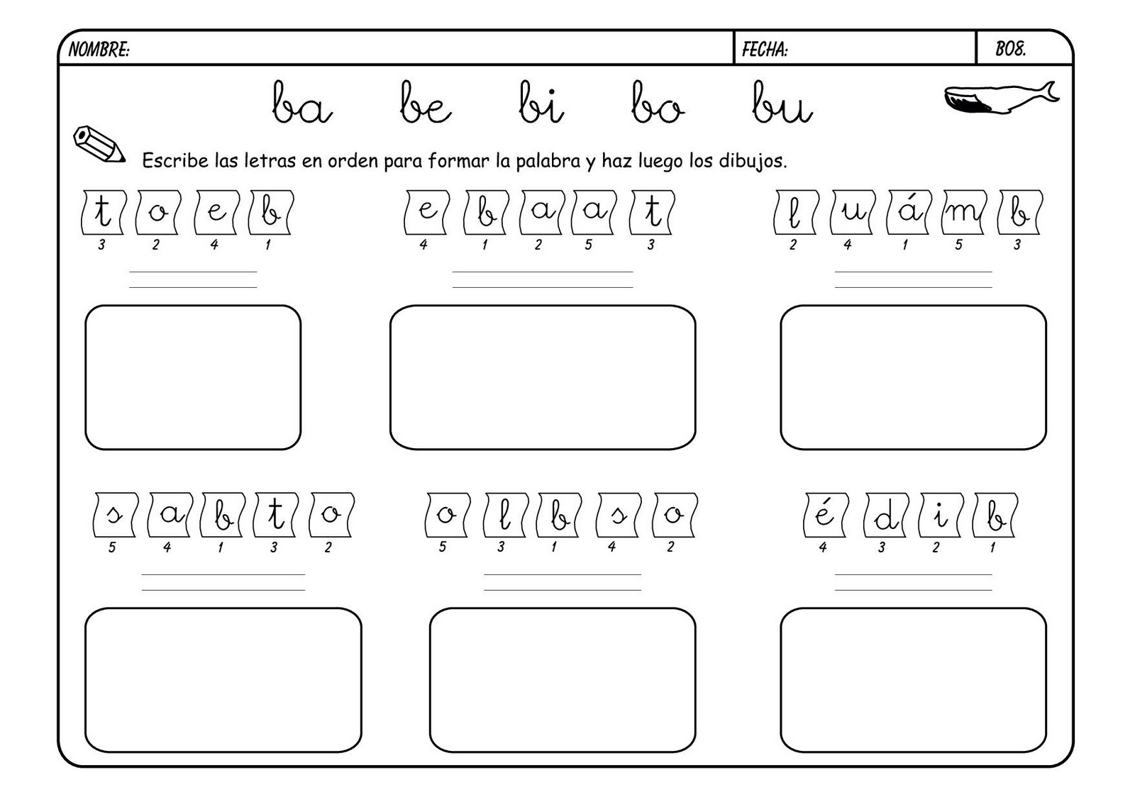 A BIT IN SPANISH, A BIT IN ENGLISH La B