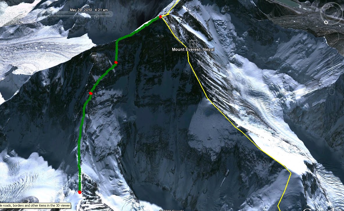 3D карта эвереста