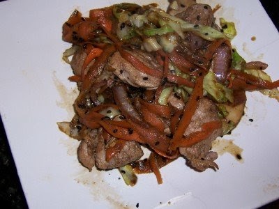 Just One Cook Pork tenderloin stirfry