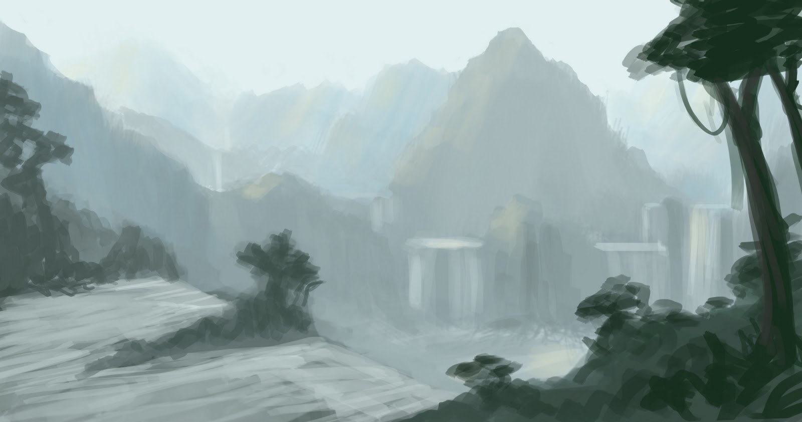 Learning Concept Art and Matte Painting 3D Matte Painting Tutorial