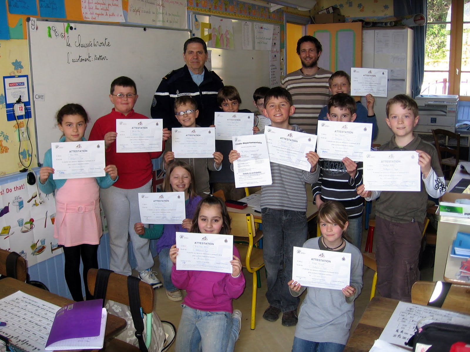 Bellegarde du Razès La Prévention routière à l'école de Bellegarde