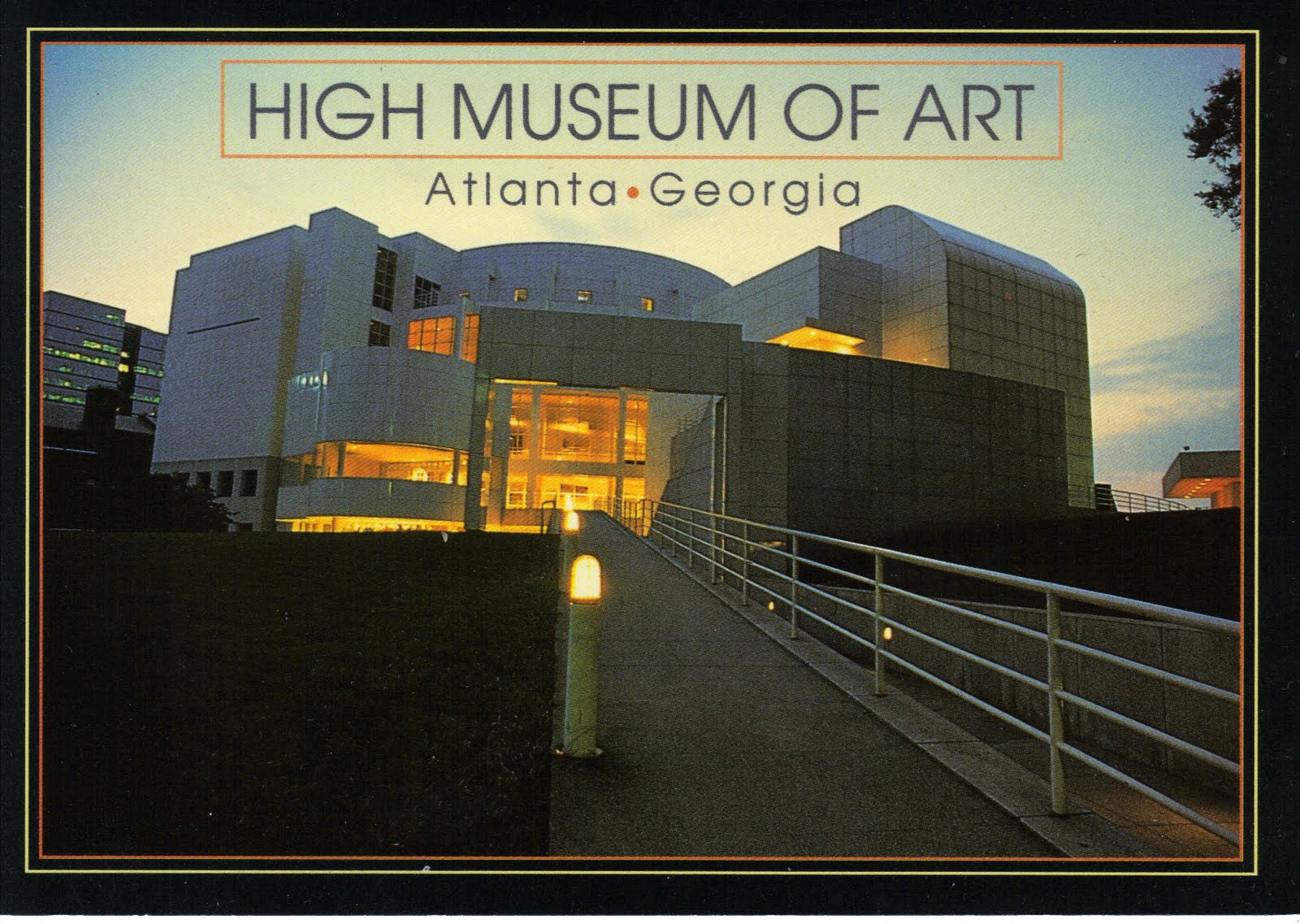 Postales Inventadas/ Making up Postcards: 662. Atlanta. The High Museum of Art