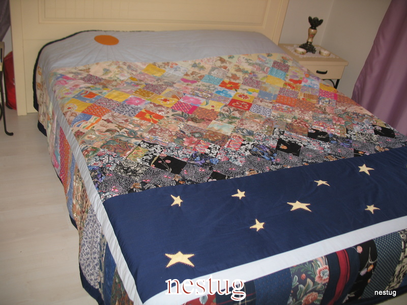 nestug GÜNDÜZGECE PATCHWORK YATAK ÖRTÜSÜ