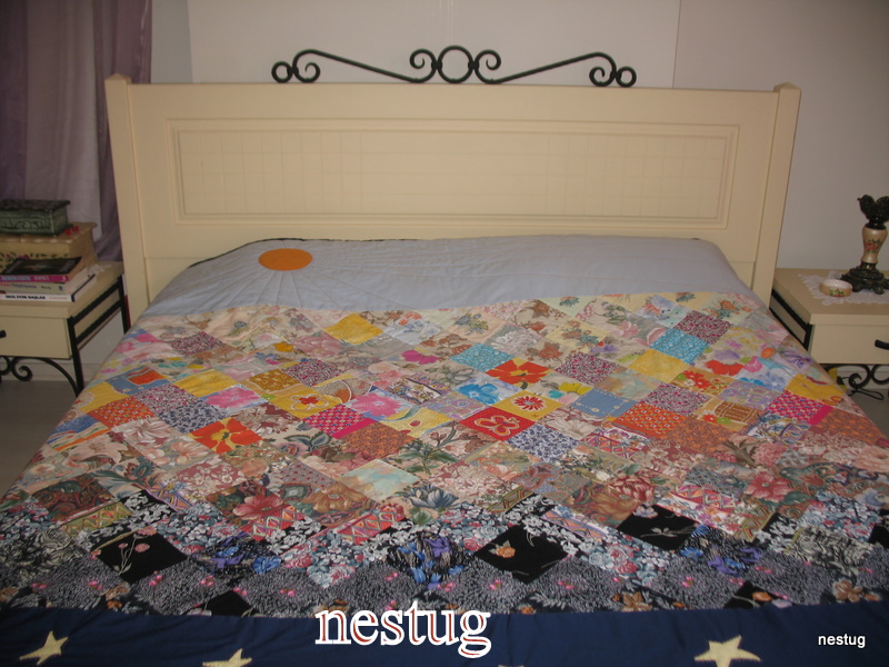 nestug GÜNDÜZGECE PATCHWORK YATAK ÖRTÜSÜ