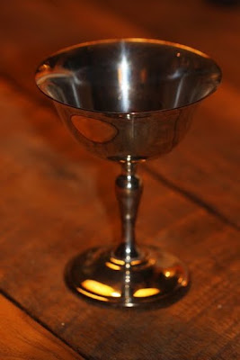 silver champagne saucers