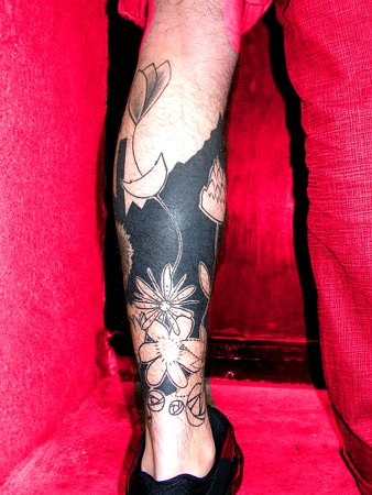 Imagenes tatuaje de florales para glúteo,  abstracto