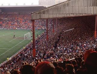A packed Stretford End